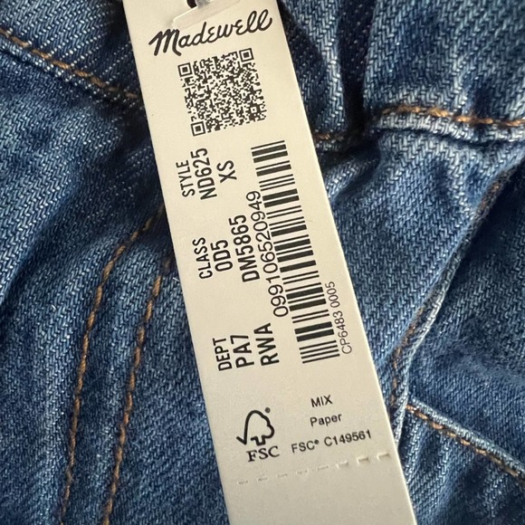 NWT Madewell Denim Pull-On Loose Flare Pants - Picture 14 of 16